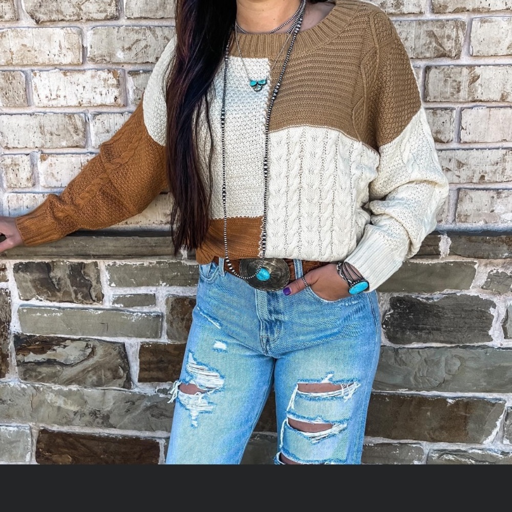 Brand new, never worn Multi color sweater